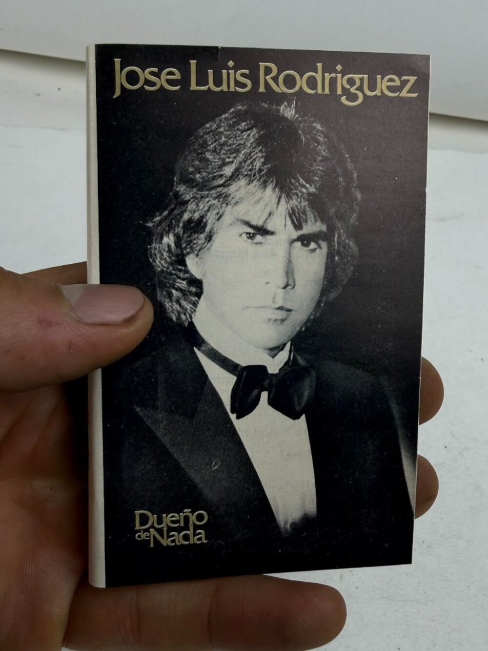 Dueño De Nada by Jose Luis Rodriguez (1982) cassettes poster collectable only